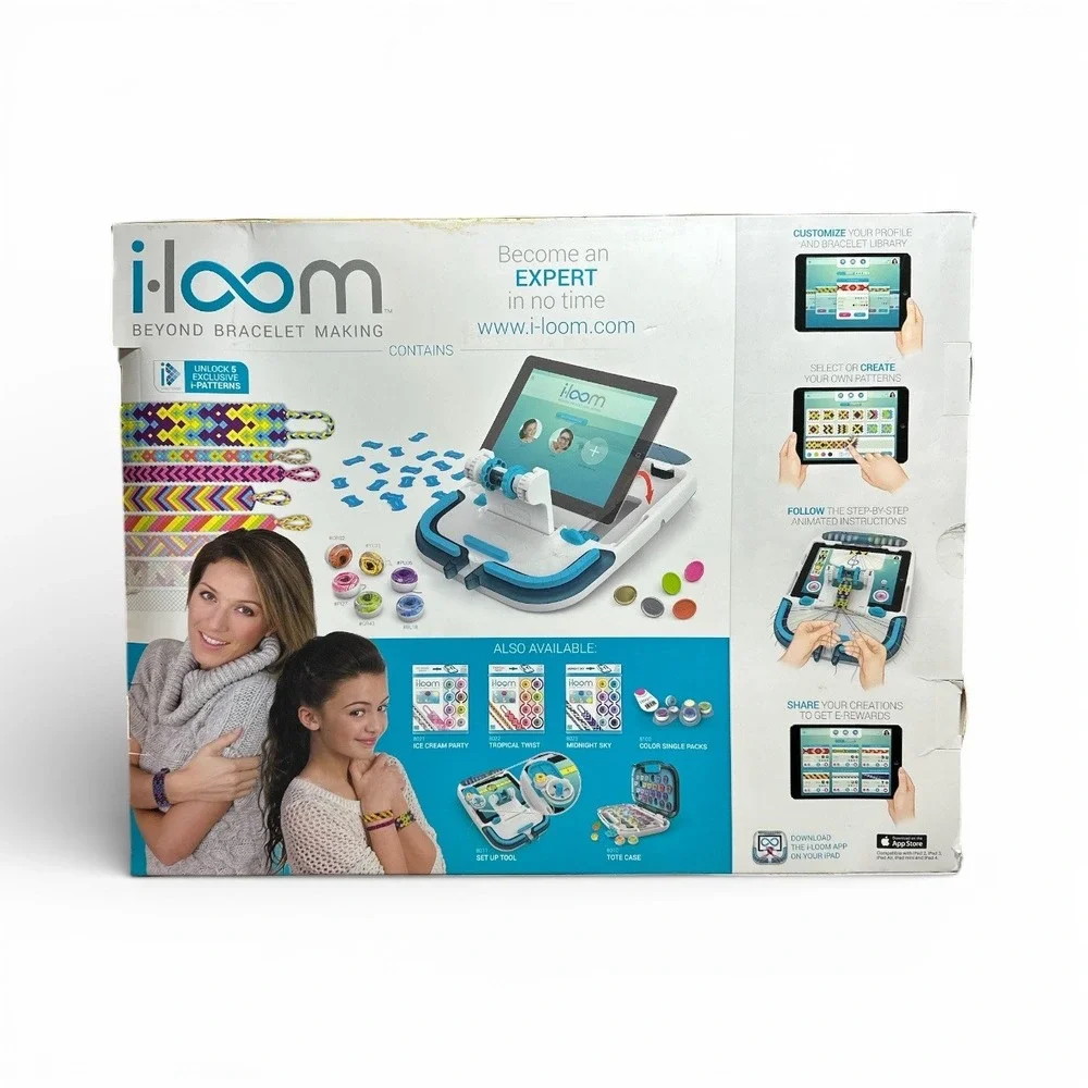 i-loom Style Me Up Friendship Bracelet Making Starter Kit Crafts IPad NEW Sealed
